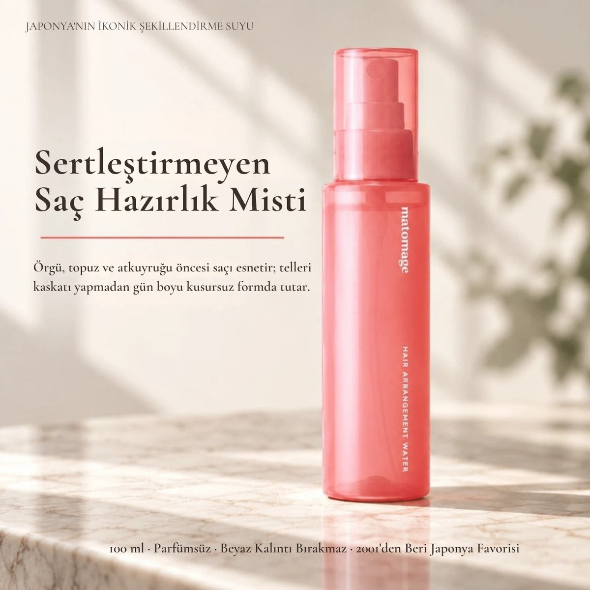 Utena Matomage Hair Arrangement Water saç hazırlık misti şişesi