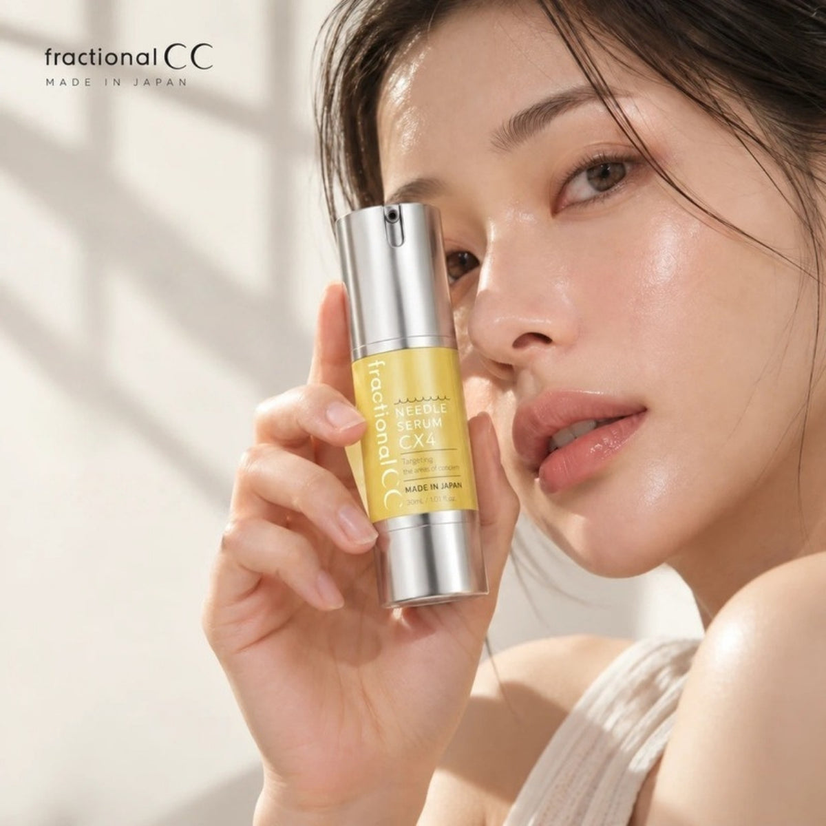 Needle Serum CX4 serumunu yüzüne yakın tutan model