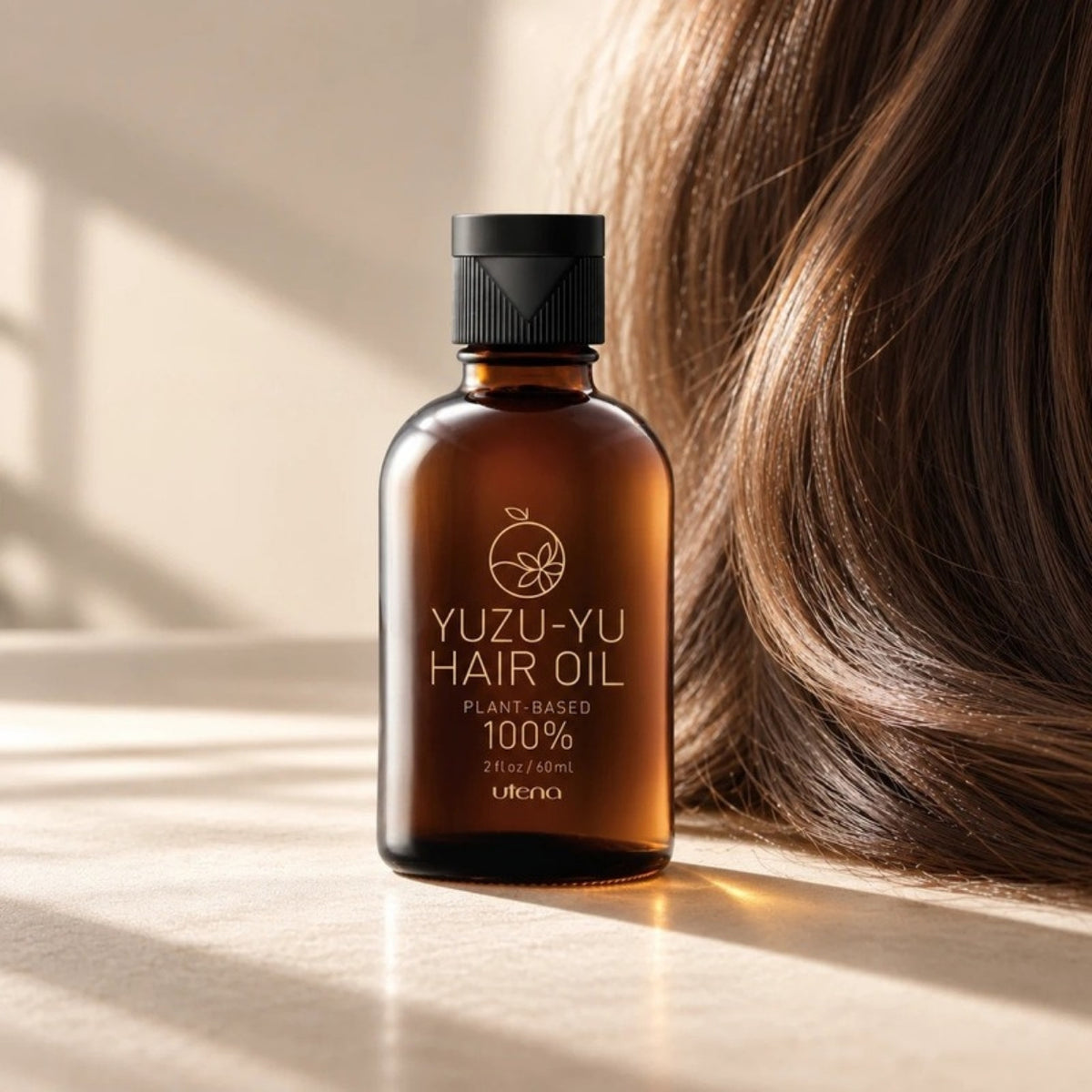 Utena Yuzu-Yu Additive-Free Hair Oil şişesi