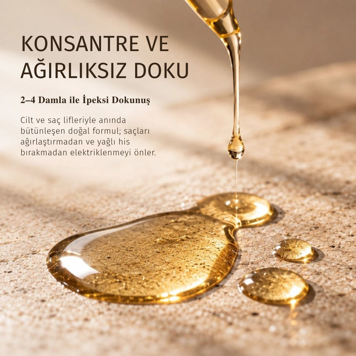 Yuzu-Yu saç yağının konsantre ve ağırlıksız dokusu