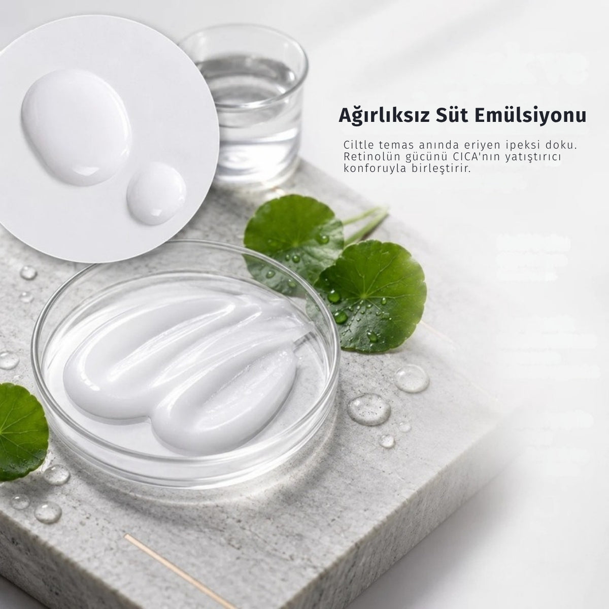 Needle Serum A ağırlıksız süt emülsiyon dokusu