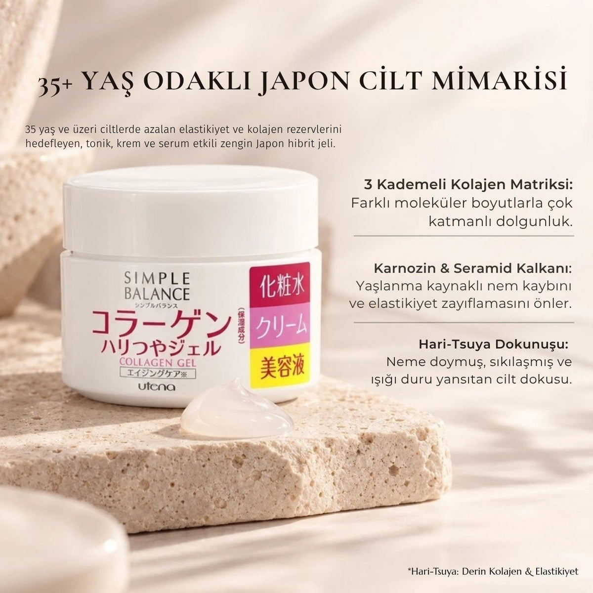 Simple Balance Collagen Gel 35 yaş üstü odaklı formül