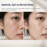 Simple Balance Whitening Gel düzenli kullanım öncesi ve sonrası cilt görünümü