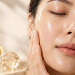 Golden Jelly Mask Kolajen uygulaması sonrası ışıltılı cilt