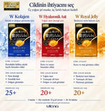 Premium Puresa kolajen, hyaluronik asit ve royal jelly maskelerinin karşılaştırması
