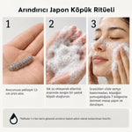 Everish Charcoal Scrub ile 3 adımlı köpük ritüeli