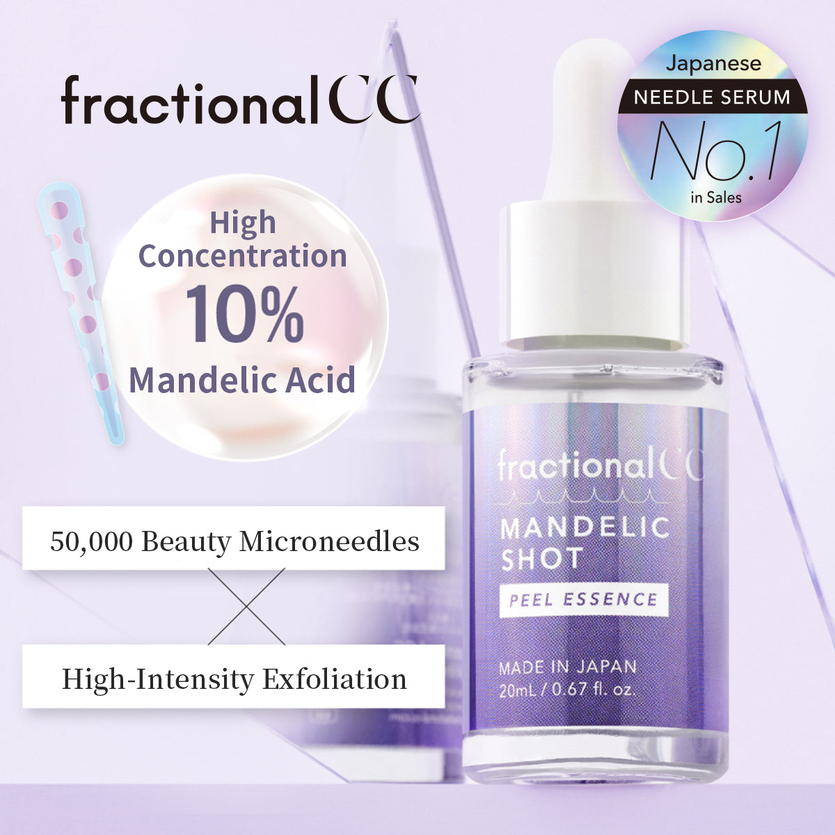 Mandelik asit ve mikro-spikül peeling esansı