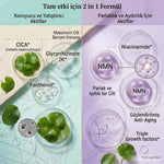fractional CC Needle Serum A Face Mask yüze uygulama anı