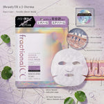 fractional CC Needle Serum A Face Mask maske dokusu yakın çekim