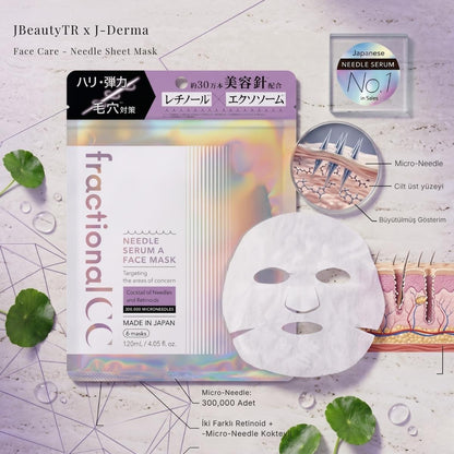 fractional CC - Needle Serum A Face Mask (6 adet) Cilt Bakımı - JBeautyTR