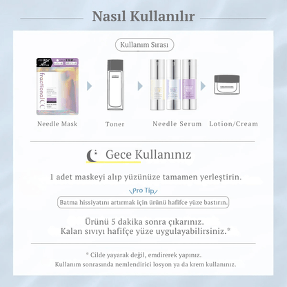 fractional CC - Needle Serum A Face Mask (6 adet) Cilt Bakımı - JBeautyTR