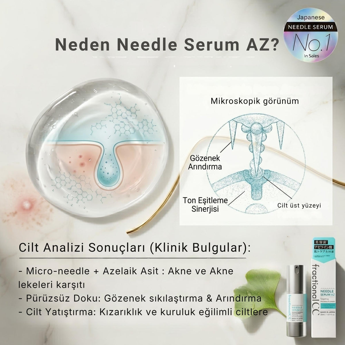 fractional CC - Needle Serum AZ Cilt Bakımı - JBeautyTR