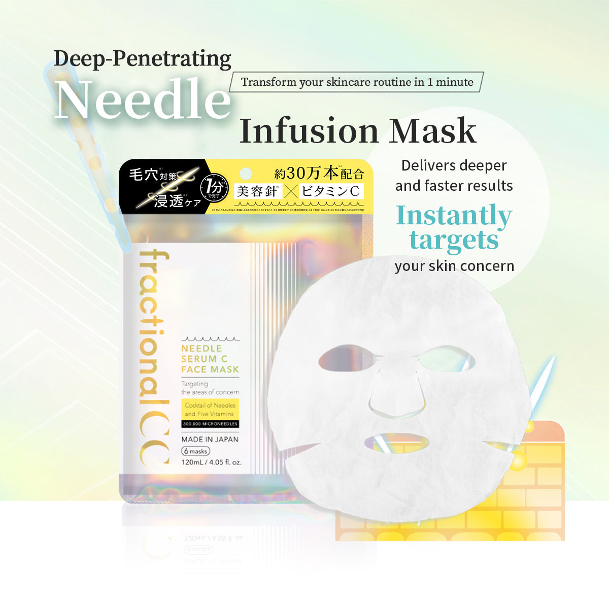 Needle Serum C Face Mask öne çıkan aktifler