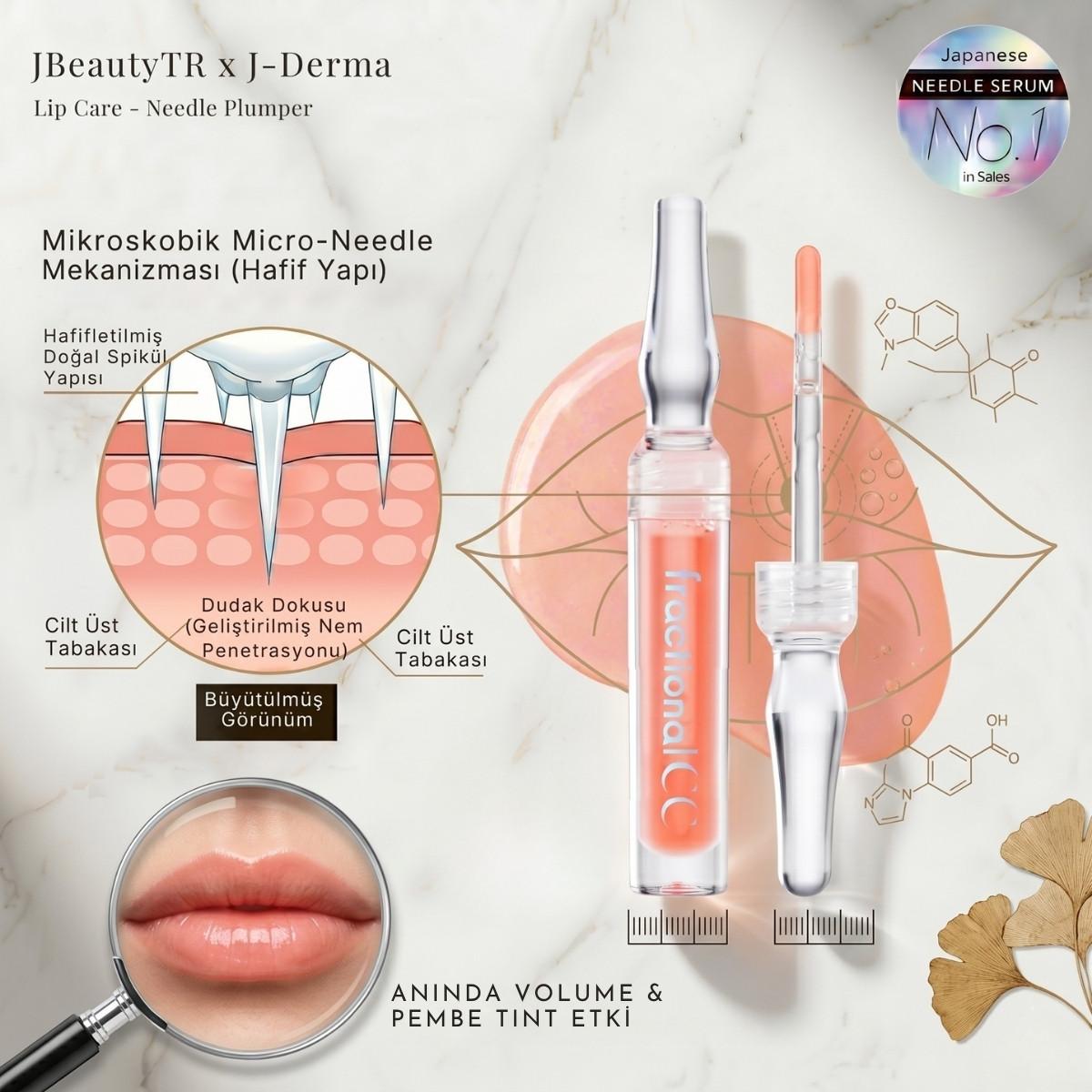 fractional CC - PDRN Shot Lip Plumper Cilt Bakımı - JBeautyTR