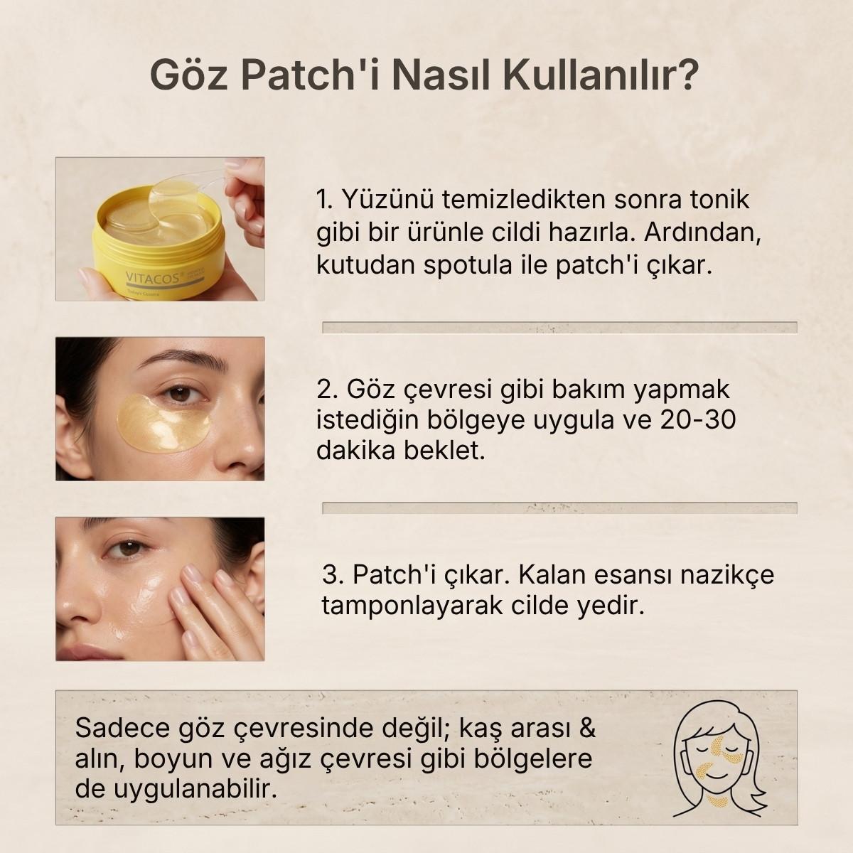 Today's Cosme - Vitacos Hydrogel Eye Patch (60 adet) - JBeautyTR