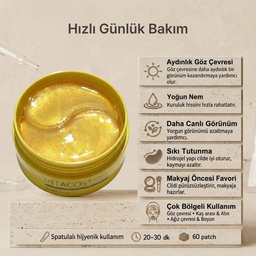 Today's Cosme - Vitacos Hydrogel Eye Patch (60 adet) - JBeautyTR