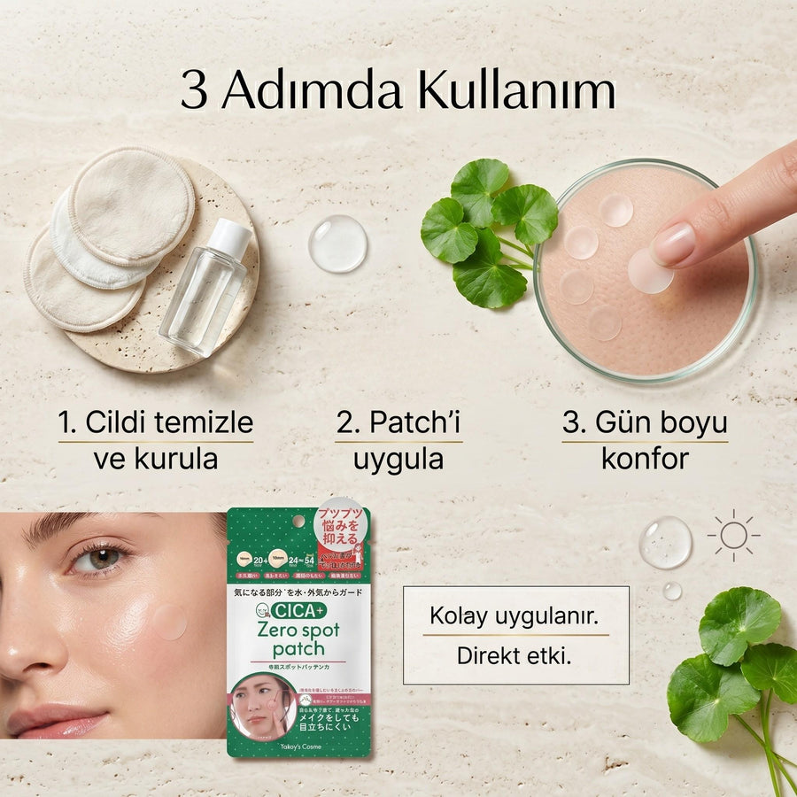 Today's Cosme - Zero Spot Patch Cica (54 adet) Cilt Bakımı - JBeautyTR